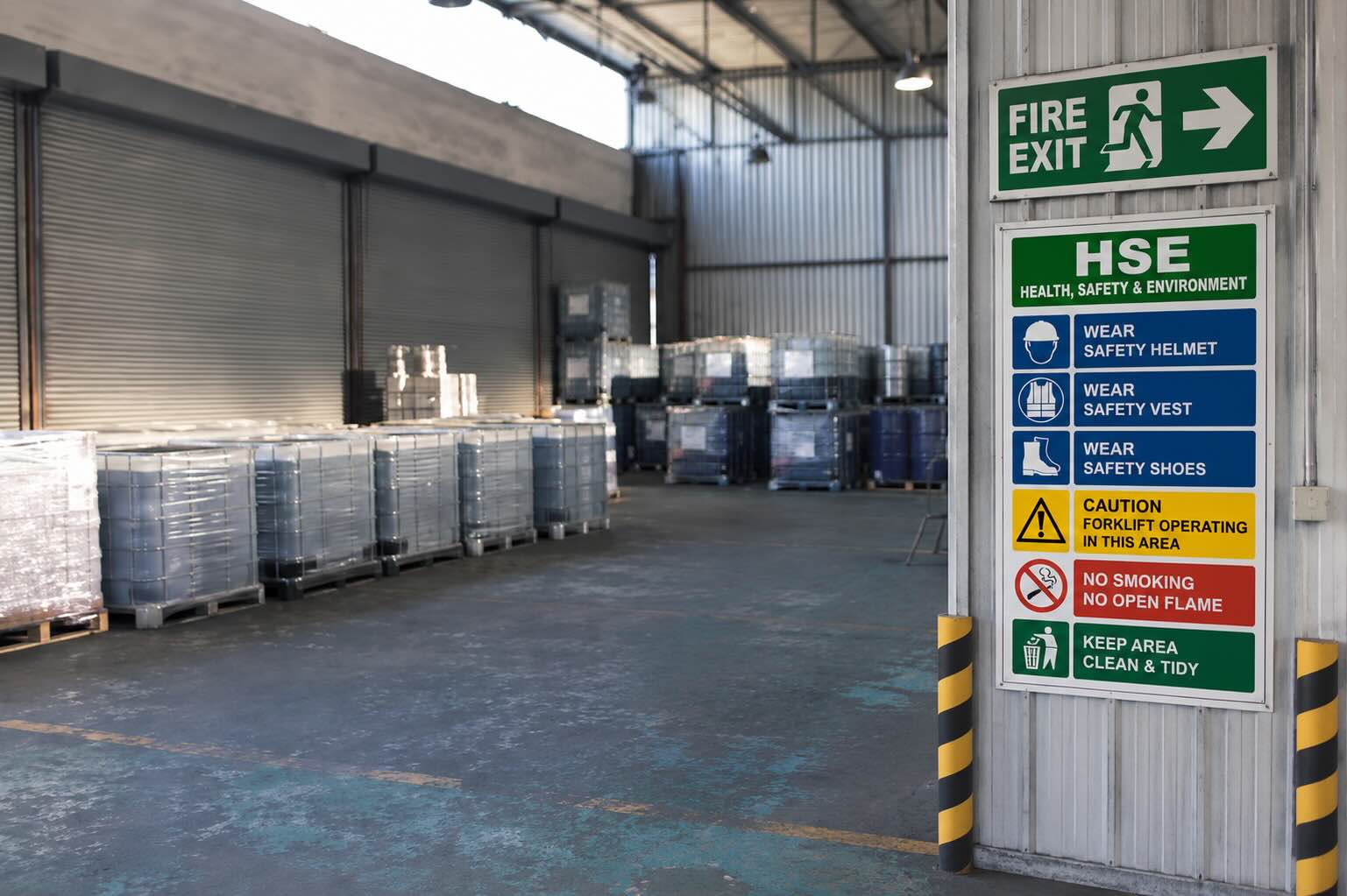 HSE Signage Installation